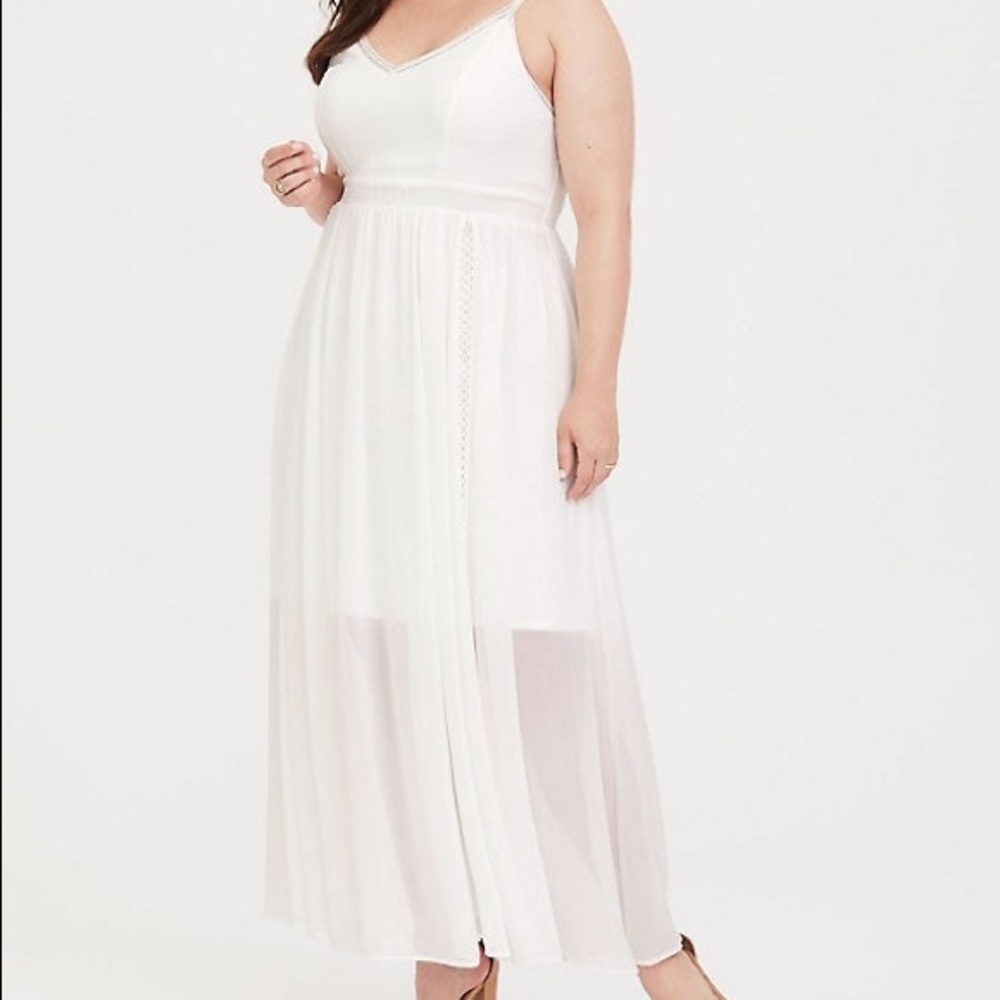 Torrid white gown